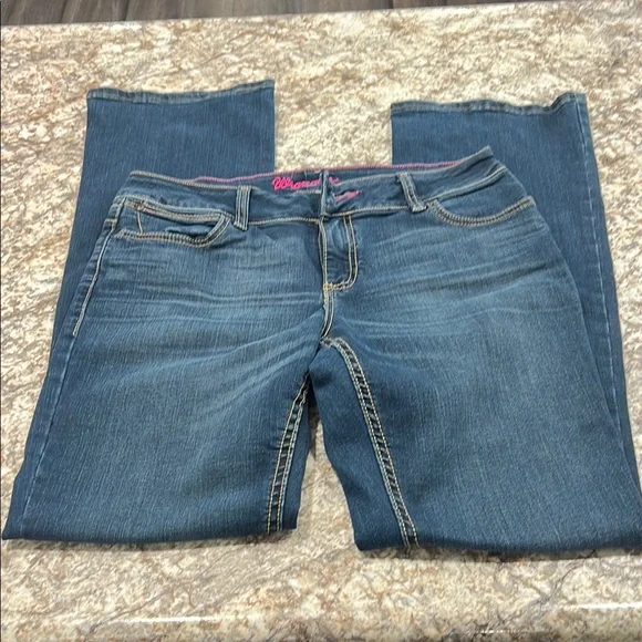 Wrangler Women's Boot Cut Jeans in Dark Blue - Picture 1 of 12